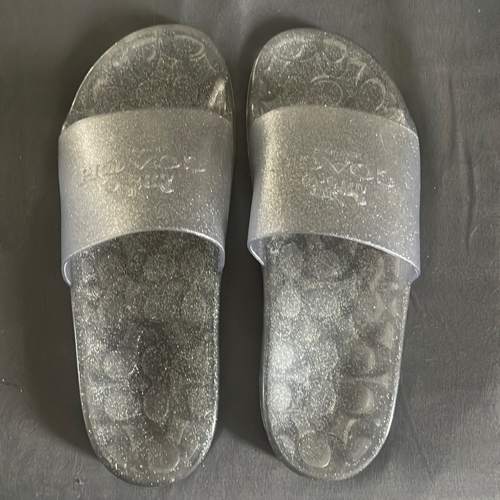 Coach sandals new never worn without box